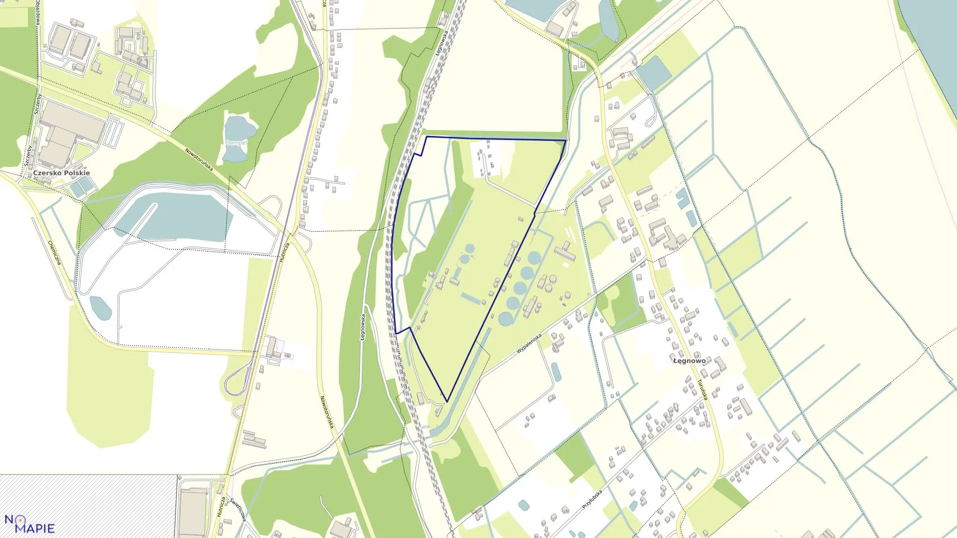 Mapa obrębu 0441 w mieście Bydgoszcz