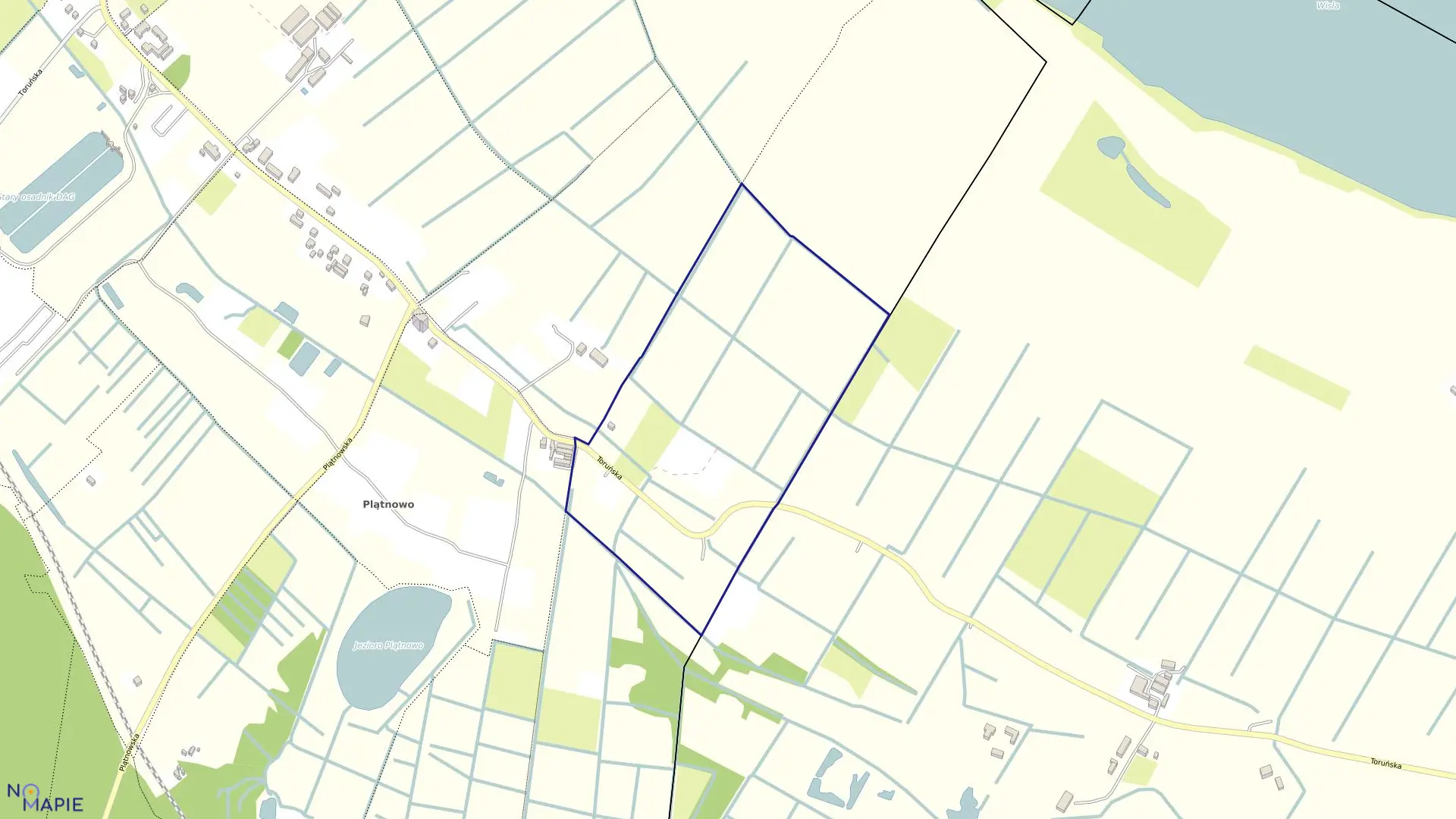 Mapa obrębu 0463 w mieście Bydgoszcz