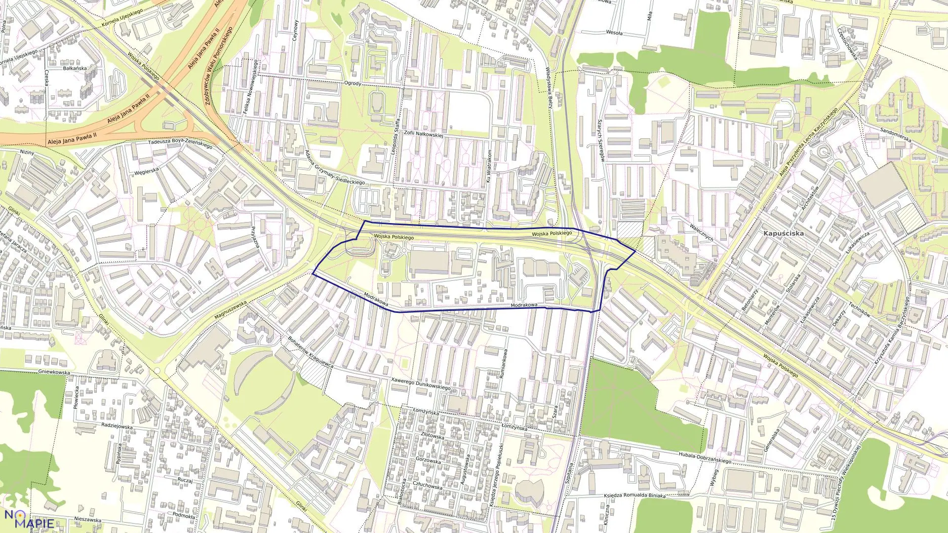 Mapa obrębu 0479 w mieście Bydgoszcz